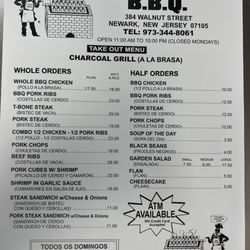 Pulaski Barbeque - Menu 2.18.2024