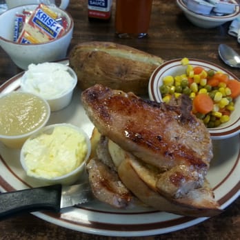 Jake's Cafe - Pork chops and apple sauce - American Near Me - Ritzville, Washington Jake's Cafe - Pork chops and apple sauce - American Near Me - Ritzville, Washington