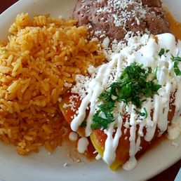 Enchilada platter. Enchilada platter.