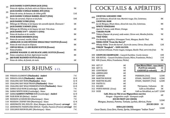 Menu photo 7 Sawadee Paris, 75