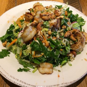 Whiskey Cake - Enormous salad with Thai chili-glazed Gulf shrimp and tons of veggies. Healthy and delicious. - New American Near Me - San Antonio, Texas Whiskey Cake - Enormous salad with Thai chili-glazed Gulf shrimp and tons of veggies. Healthy and delicious. - New American Near Me - San Antonio, Texas