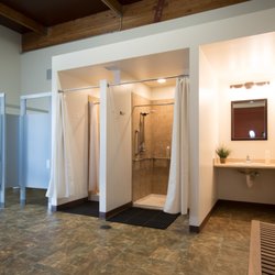 Elements Hot Yoga - Both Men's and Women's changing rooms are complete with showers and toilets.