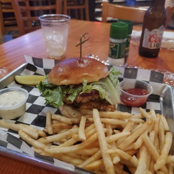 Harold's On the Ocean - Blackened grouper sandwich - Bars Near Me - North Myrtle Beach, South Carolina