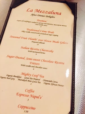 Menu photo 8 La Mezzaluna Princeton, NJ Menu photo 8 La Mezzaluna Princeton, NJ