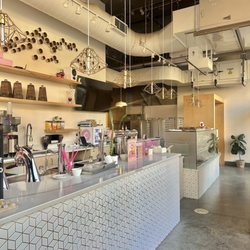 Cozy interior and the smell of freshly baked stuff of goodness! :)
