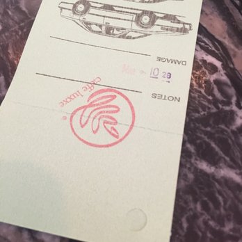 Caffe Luxxe - Don't forget your validation--stamp just to the right of the cashier - Coffee Roasteries Near Me - Los Angeles, California Caffe Luxxe - Don't forget your validation--stamp just to the right of the cashier - Coffee Roasteries Near Me - Los Angeles, California