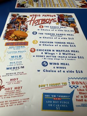 Menu photo 1 World Famous Hotboys Carmel, IN Menu photo 1 World Famous Hotboys Carmel, IN