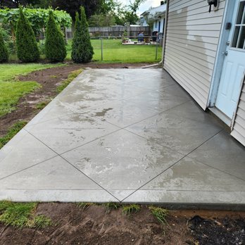 Quality Concrete & Masonry - Kaysie Hook 1219 Chalmers Dr Battle Creek, MI New picture frame concrete patio with diamond cuts - Masonry/Concrete Near Me - Portage, Michigan Quality Concrete & Masonry - Kaysie Hook 1219 Chalmers Dr Battle Creek, MI New picture frame concrete patio with diamond cuts - Masonry/Concrete Near Me - Portage, Michigan