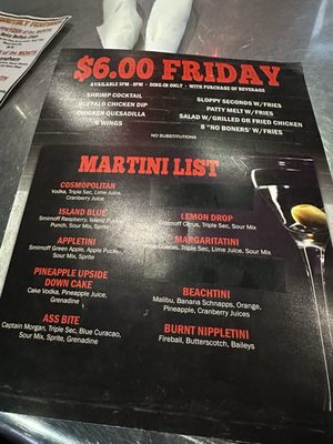 Menu photo 3 Iron Thunder Saloon Concord, NC