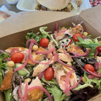 Brisbane Lunch Truck - Salmon Salad - Food Trucks Near Me - Brisbane, California Brisbane Lunch Truck - Salmon Salad - Food Trucks Near Me - Brisbane, California
