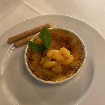 Bella Siena - Orange and lavender crème brûlée. Wonderful - Italian Near Me - Benicia, California Bella Siena - Orange and lavender crème brûlée. Wonderful - Italian Near Me - Benicia, California