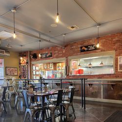 Cryin' Coyote Barbecue - Front counter where you order and pick up the food