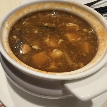D Cuisine - Hot & Sour Soup @veefoodlife - Dim Sum Near Me - Westmont, Illinois