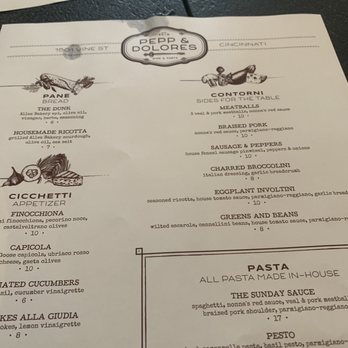 Pepp & Dolores - Italian Near Me - Cincinnati, Ohio Pepp & Dolores - Italian Near Me - Cincinnati, Ohio