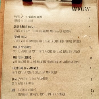 Mister Sunshine's - Breakfast menu - Coffee & Tea Near Me - Thebarton, SA