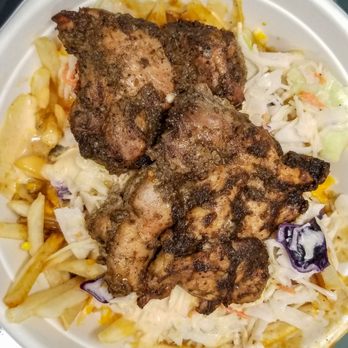 Scotty Bons Caribbean Grill - Jerk Chicken Poutine - Caribbean Near Me - Scarborough, Ontario