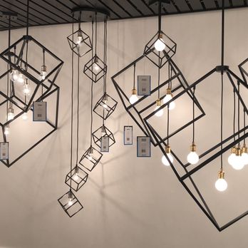 Dhillon Lighting - Geometric Fixtures on Display - Lighting Stores Near Me - Edmonton, Alberta
