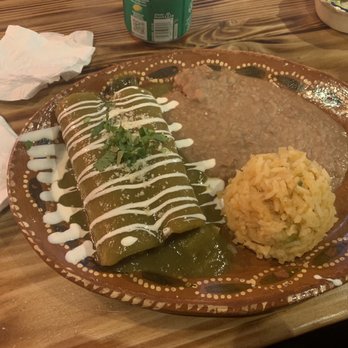 Casa Jacaranda - Cocina Mexicana Mansfield TX - Green chicken enchiladas - Mexican Near Me - Mansfield, Texas
