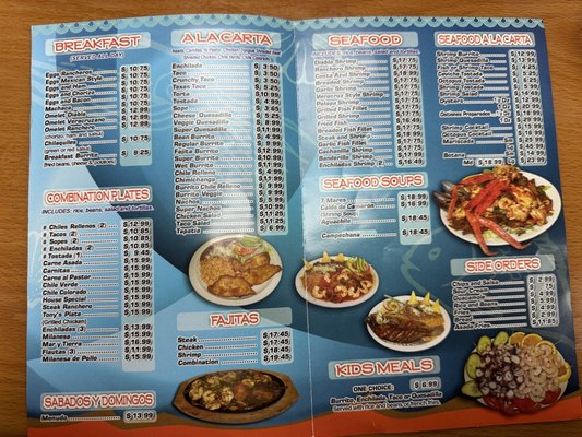 Menu photo 3 El Marisquero Modesto, CA