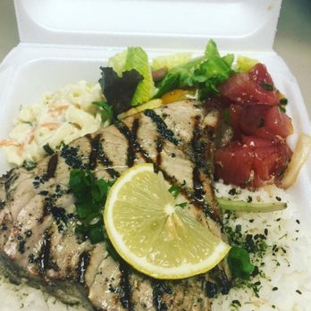 Flyin' Ahi - My garlic ahi plate with a side of poke. Yum! - Food Trucks Near Me - Mililani, Hawaii Flyin' Ahi - My garlic ahi plate with a side of poke. Yum! - Food Trucks Near Me - Mililani, Hawaii