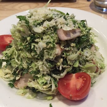 Doc B's Restaurant + Bar - Delicious! Shaved Brussel sprout salad with grilled chicken - New American Near Me - Chicago, Illinois