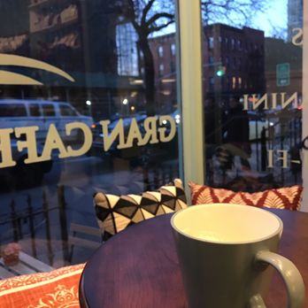 Caffè De Martini - The window seat is perfect for reading, chatting or people watching! - Coffee & Tea Near Me - Brooklyn, New York