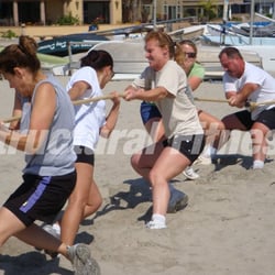Structural Fitness - High Voltage Beach Workout - Tug-o-War