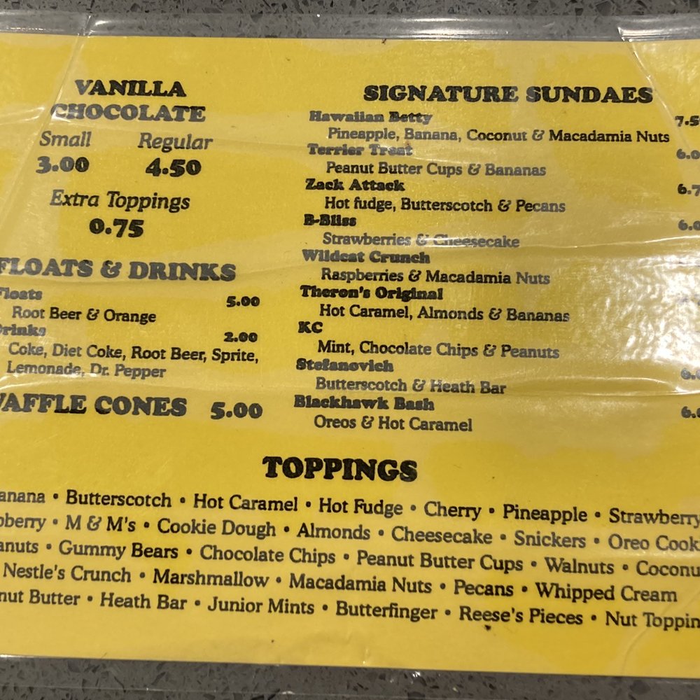 Theron's Frozen Custard - Menu - Ice Cream & Frozen Yogurt Near Me - Redlands, California Theron's Frozen Custard - Menu - Ice Cream & Frozen Yogurt Near Me - Redlands, California