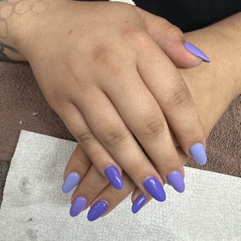 iNails And Spa - GelX set with 3 shades of purple. - Skin Care Near Me - Chula Vista, California iNails And Spa - GelX set with 3 shades of purple. - Skin Care Near Me - Chula Vista, California