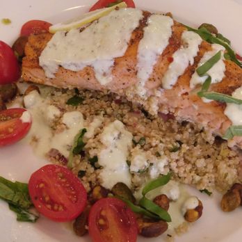 Michael's Grill - Pistachio salmon...yum yum! - Seafood Near Me - Tampa, Florida