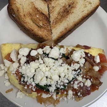Cafe Brazil - Spinach Omelette with Bacon is the best omelette I've ever had! - Breakfast & Brunch Near Me - Dallas, Texas Cafe Brazil - Spinach Omelette with Bacon is the best omelette I've ever had! - Breakfast & Brunch Near Me - Dallas, Texas
