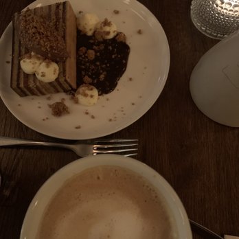 Estelle - Hazelnut Dessert Decaf Lattes - v. rare to find a restaurant with wonderful lattes! - Wine Bars Near Me - Saint Paul, Minnesota Estelle - Hazelnut Dessert Decaf Lattes - v. rare to find a restaurant with wonderful lattes! - Wine Bars Near Me - Saint Paul, Minnesota