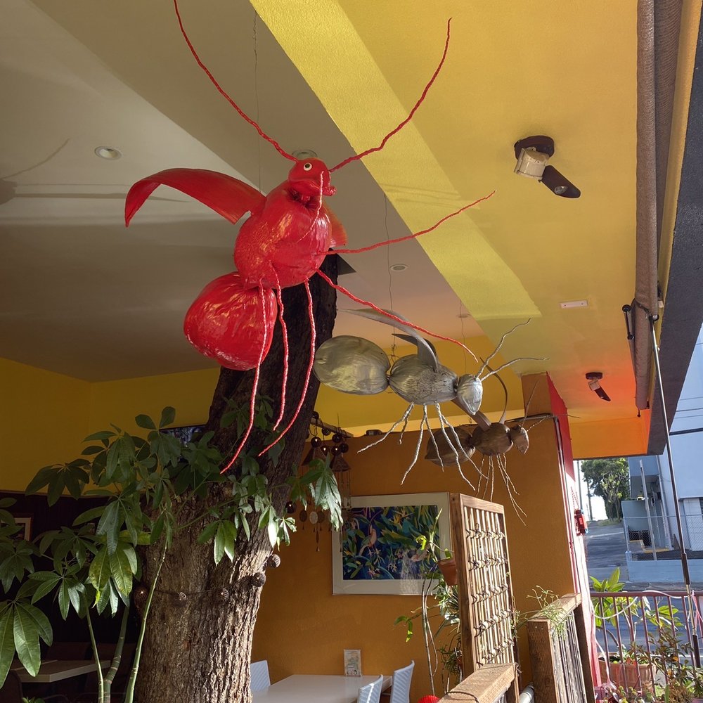 Red Elephant - Outside decorations y front - Thai Near Me - Honolulu, Hawaii