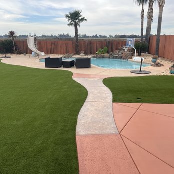 Bright Home Landscapes - New concrete stained. - Landscape Architects or Designers Near Me - Sacramento, California Bright Home Landscapes - New concrete stained. - Landscape Architects or Designers Near Me - Sacramento, California