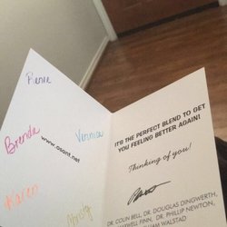 Oral Surgery Associates of North Texas - Get well card!!!
