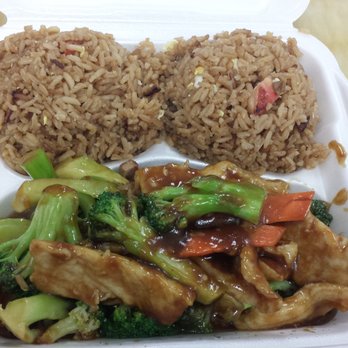 Chef Li - Chicken w/ Broc. and Pork Fried Rice. - Chinese Near Me - Oldsmar, Florida