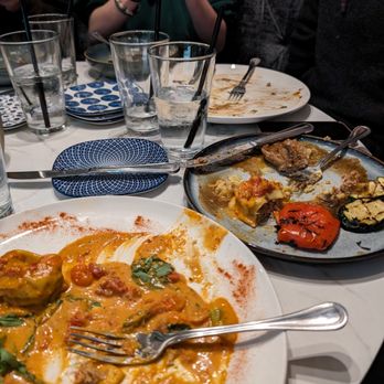 Dua Trattoria - a plate of food on a table - Mediterranean Near Me - Frisco, Texas