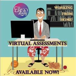 The Ergo Lady - Working from home can be tough on the body. Let us help! Contactless ergonomic assessments available now.