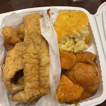 Mid Atlantic Seafood - Whiting, shrimp Mac and cheese and yams... - Seafood Near Me - Laurel, Maryland Mid Atlantic Seafood - Whiting, shrimp Mac and cheese and yams... - Seafood Near Me - Laurel, Maryland