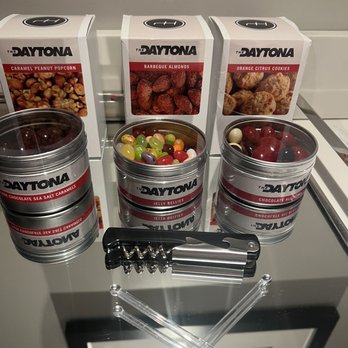 The Daytona, Autograph Collection - Snacks for purchase in room - Hotels Near Me - Daytona Beach, Florida The Daytona, Autograph Collection - Snacks for purchase in room - Hotels Near Me - Daytona Beach, Florida