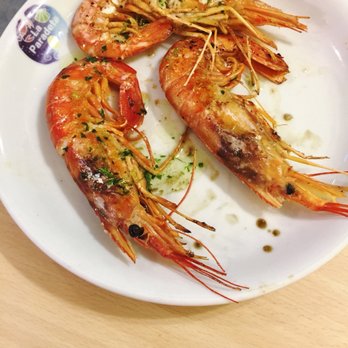 La Paradeta - Huge shrimp with head on! - Seafood Near Me - Barcelona, B