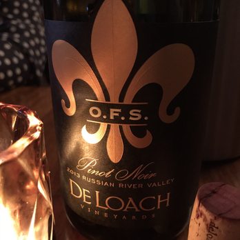 Citronnelle - Our Vino, DeLoach OFS 2013 Pinto Noir (BYOB) - French Near Me - Lancaster, Pennsylvania