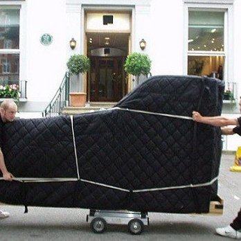 AZ Movers - The boys did a Grand Job moving this Piano 3 Flights Down 2 Flight up! Get your Piano moved Call us now. - Movers Near Me - Edinburgh, HRT