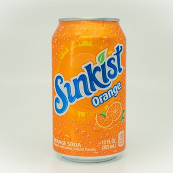 Bunz - a can of sunk orange soda - Burgers Near Me - Santa Ana, California