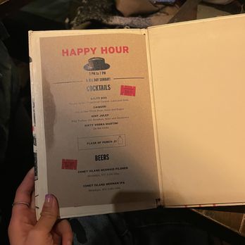 Porchlight - happy hour menu - Cocktail Bars Near Me - New York, New York Porchlight - happy hour menu - Cocktail Bars Near Me - New York, New York