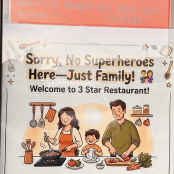 3 Star Restaurant - Support this family restaurant - Filipino Near Me - Vallejo, California