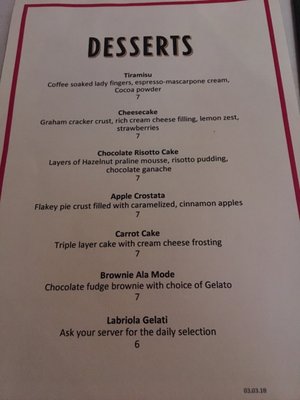 Menu photo 6 La Barra - Riverside Riverside, IL