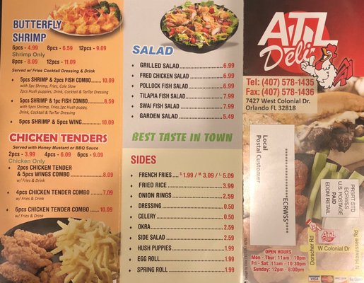 Menu photo 5 ATL Deli Orlando, FL Menu photo 5 ATL Deli Orlando, FL