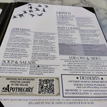 Rooftop - Menu - American Near Me - Ottawa, Ontario