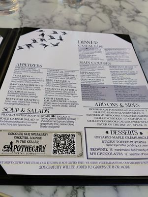 Menu photo 1 Rooftop Ottawa, ON